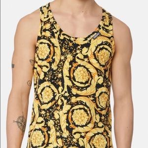 Pre owned Versace Baracco print UNDERSHIRT Authentic
